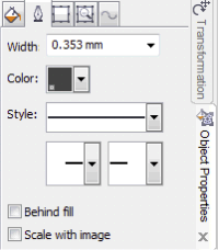 Corel Object Properties