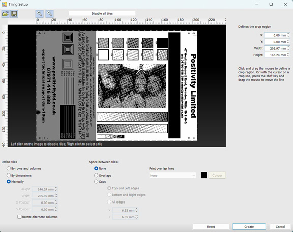 Small format imagesetter black ink system